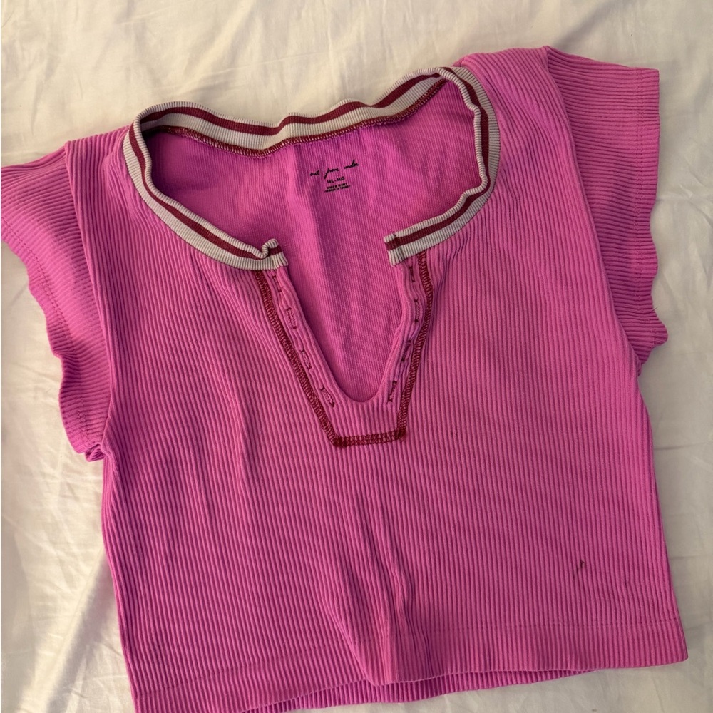 Out From Under Ribbed Crop Top - Picture 4 of 4